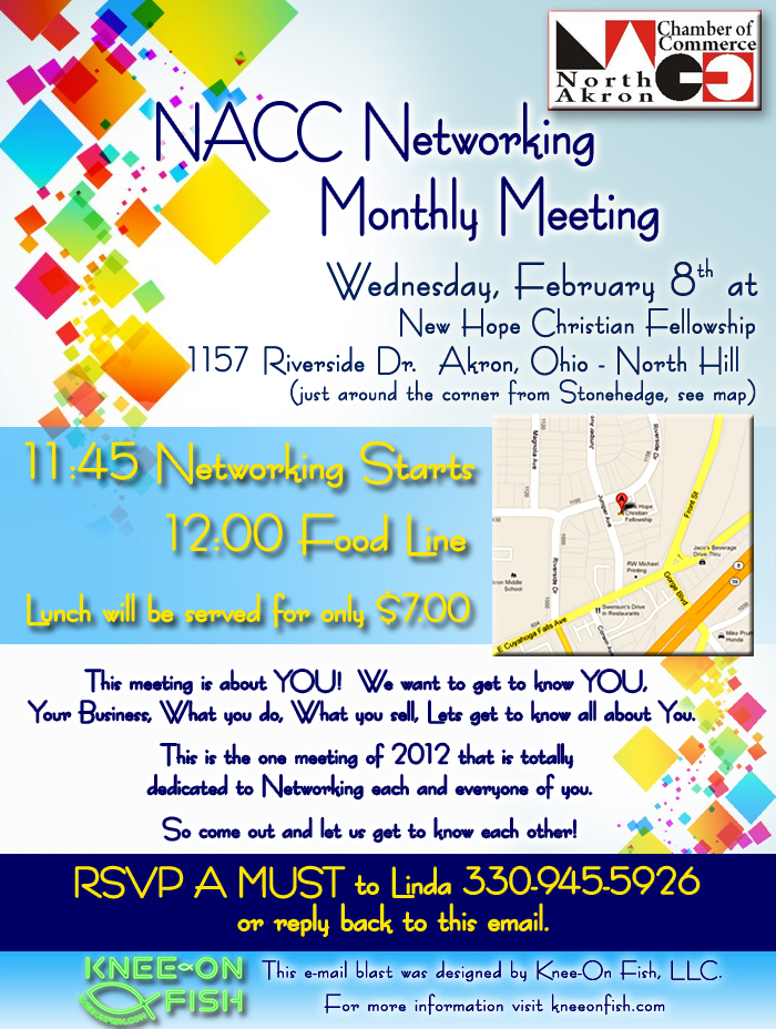 Join us for Networking at New Hope on Wednesday, February 8th at 11:45 AM